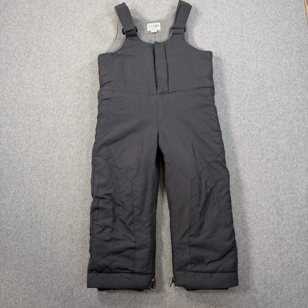 The Children's Place Kids 4T Snow Bibs Ski Pants Insulated Fleece Lined Gray